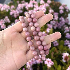 Pink Rhodanite bracelet