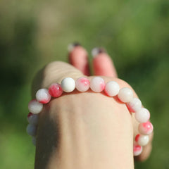Peach Jade Bracelet