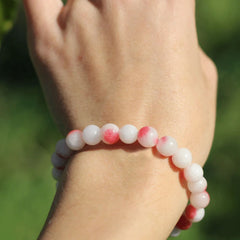 Peach Jade Bracelet