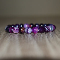 Violet Agate bracelet