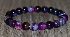 Violet Agate bracelet