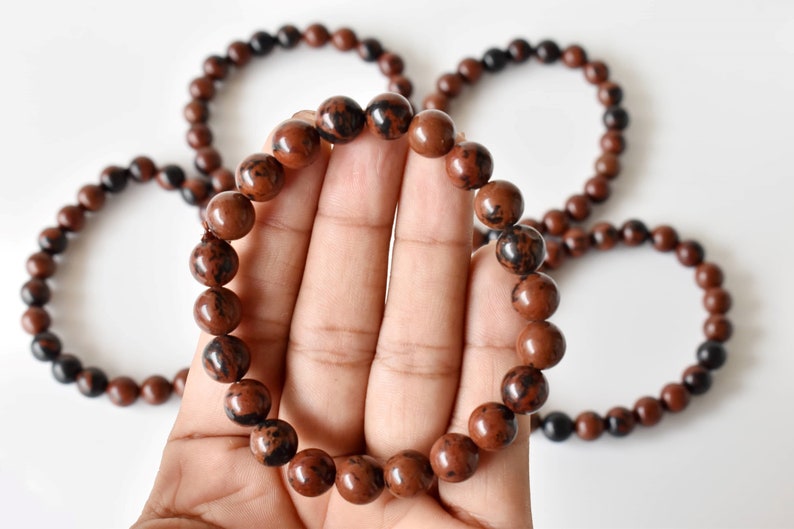 Mahogany Obsidian bracelet