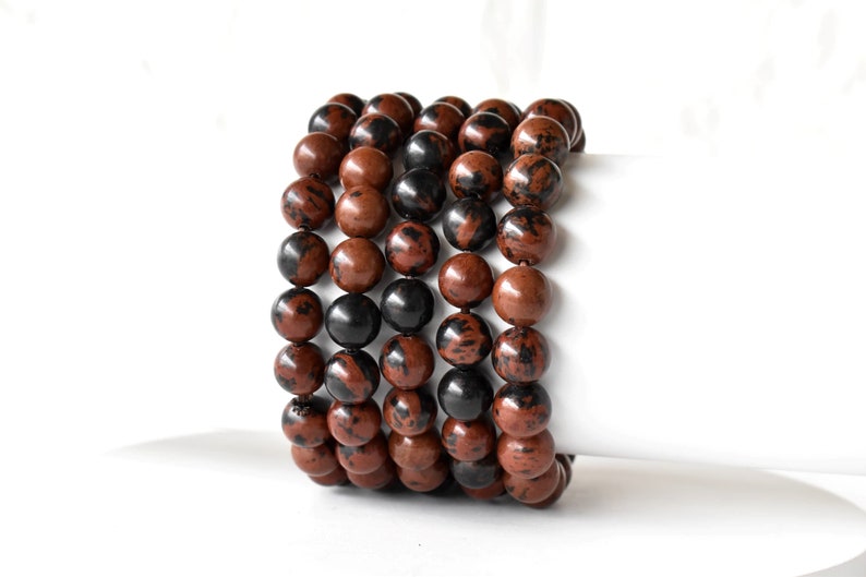 Mahogany Obsidian bracelet